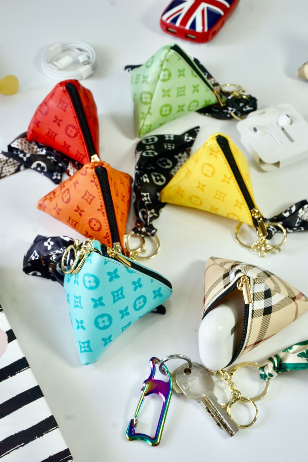 Cute bag hanging keychain