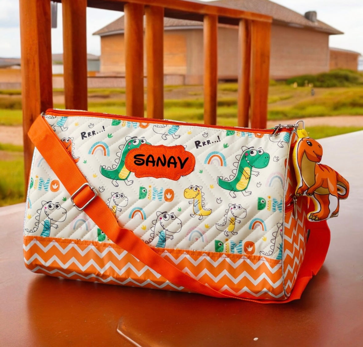 Personalised duffle bag