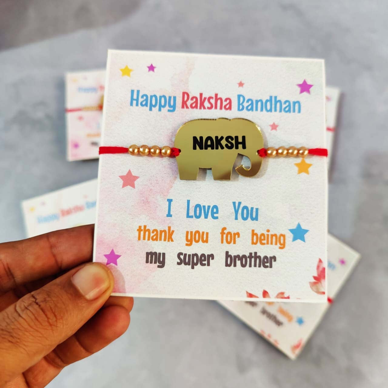 Personalised kid rakhi