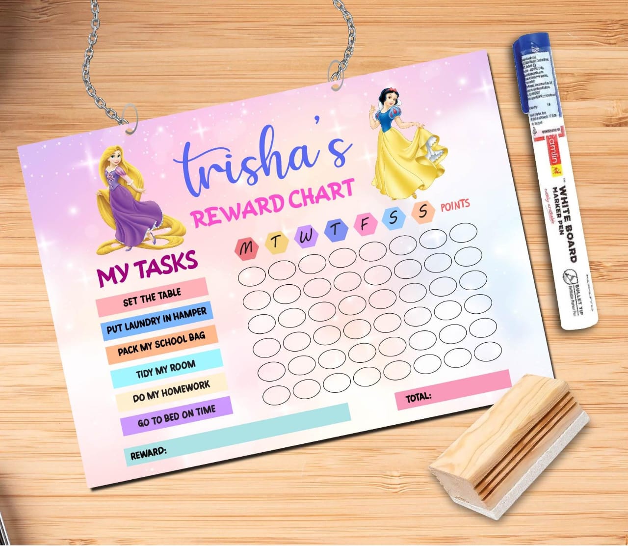 Personalised Reward chart