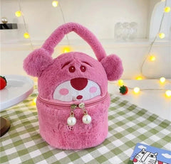 Cute plush make up vanity