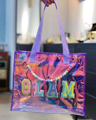 Holographic tote bags