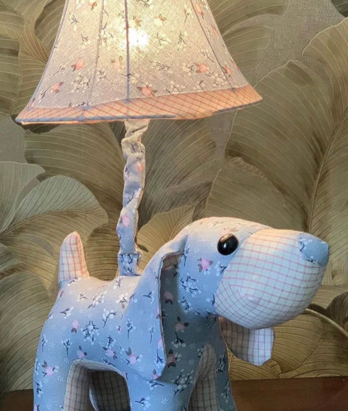 Sheep soft toy with lamp