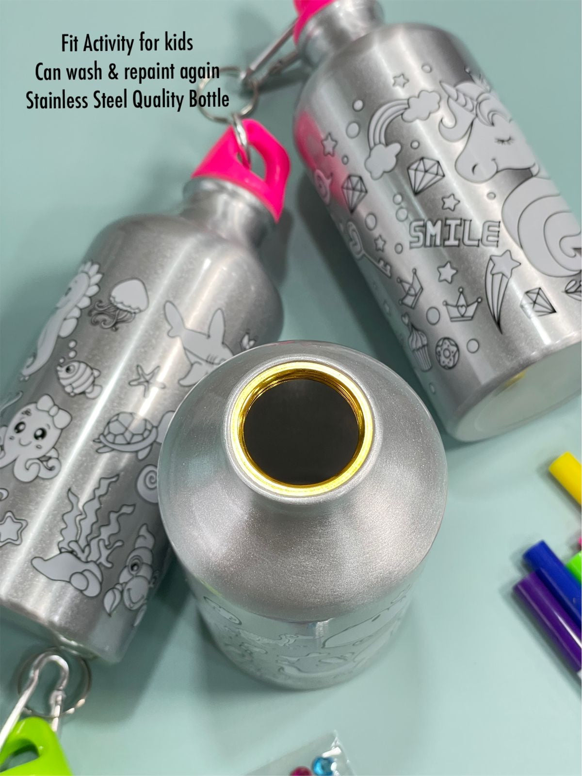 DIY colouring bottle