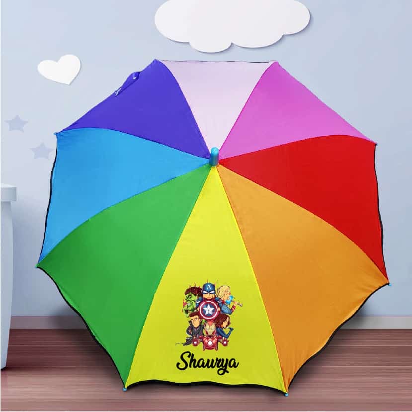 Personalised kids umbrella