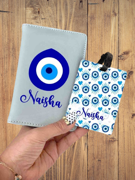 Personalized passport cover and bag tag