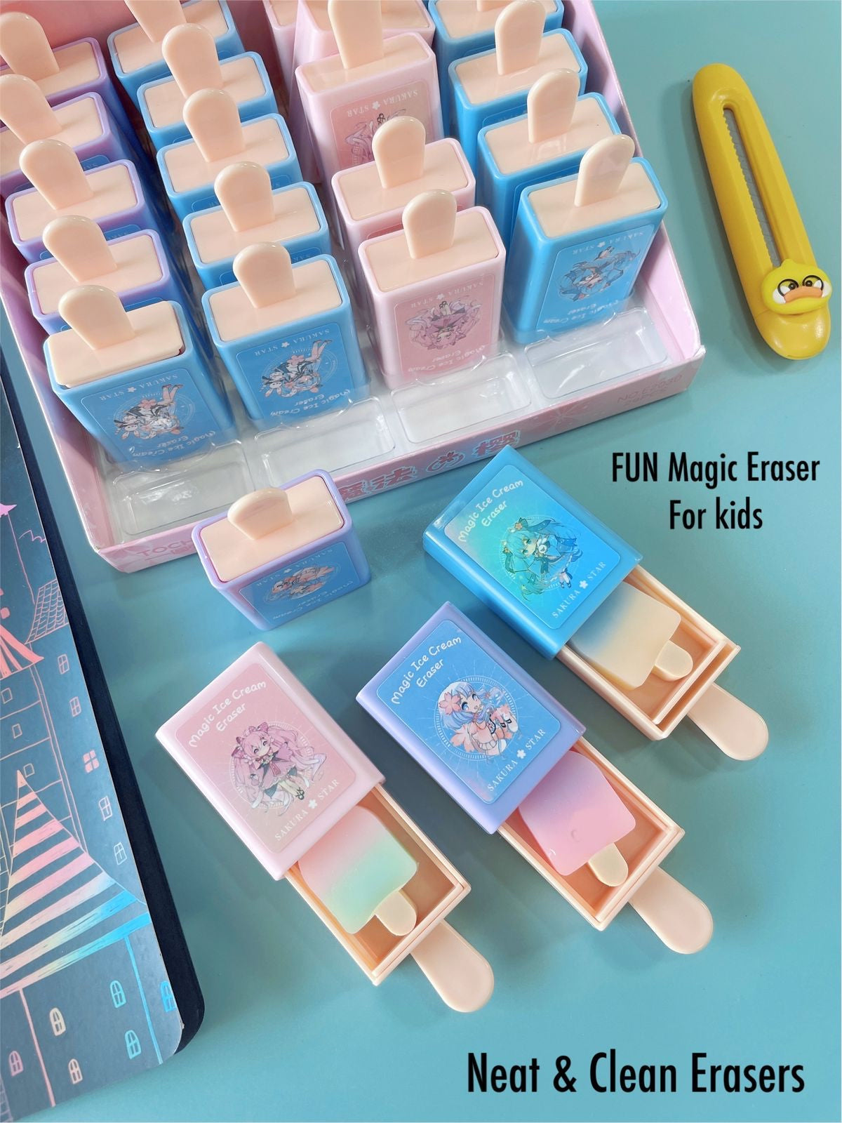 Magic ice cream eraser