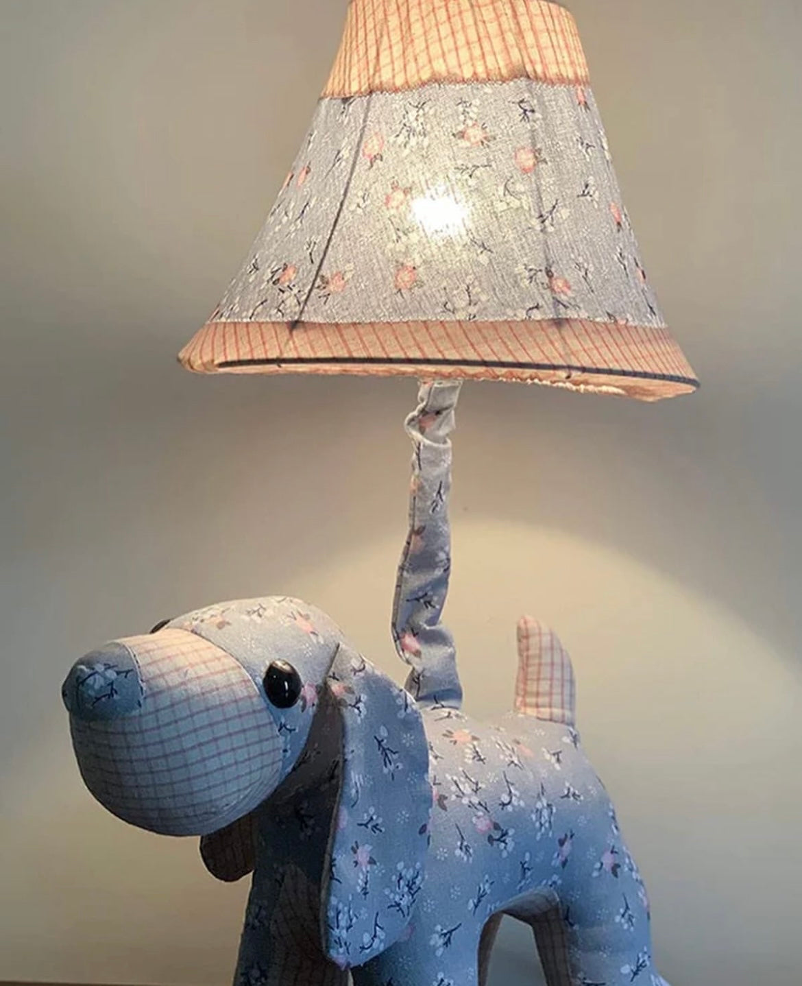 Sheep soft toy with lamp