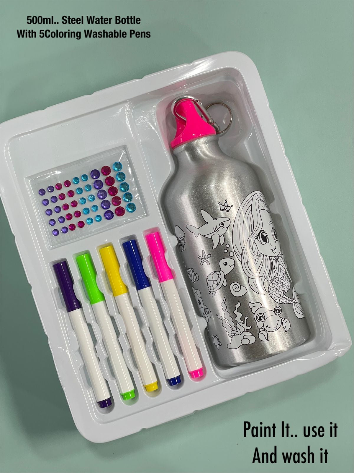 DIY colouring bottle