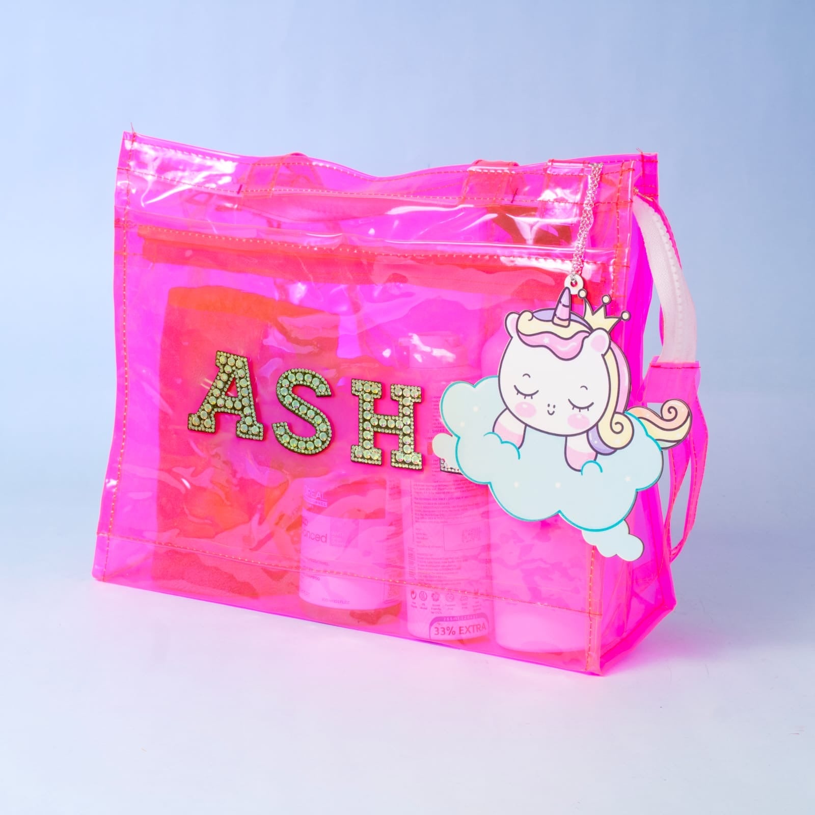 Persoanlised neon jelly bag