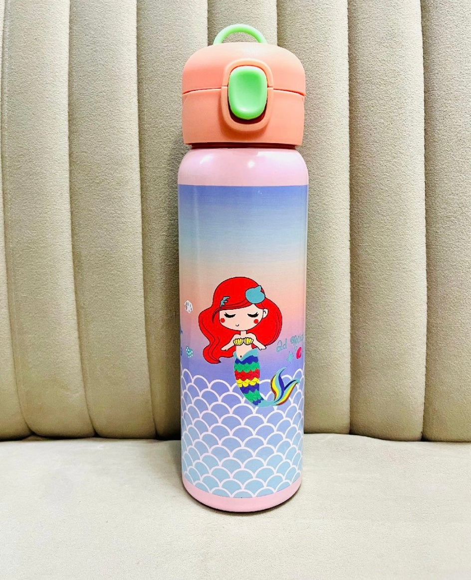 Cute kids insulated sipper bottle