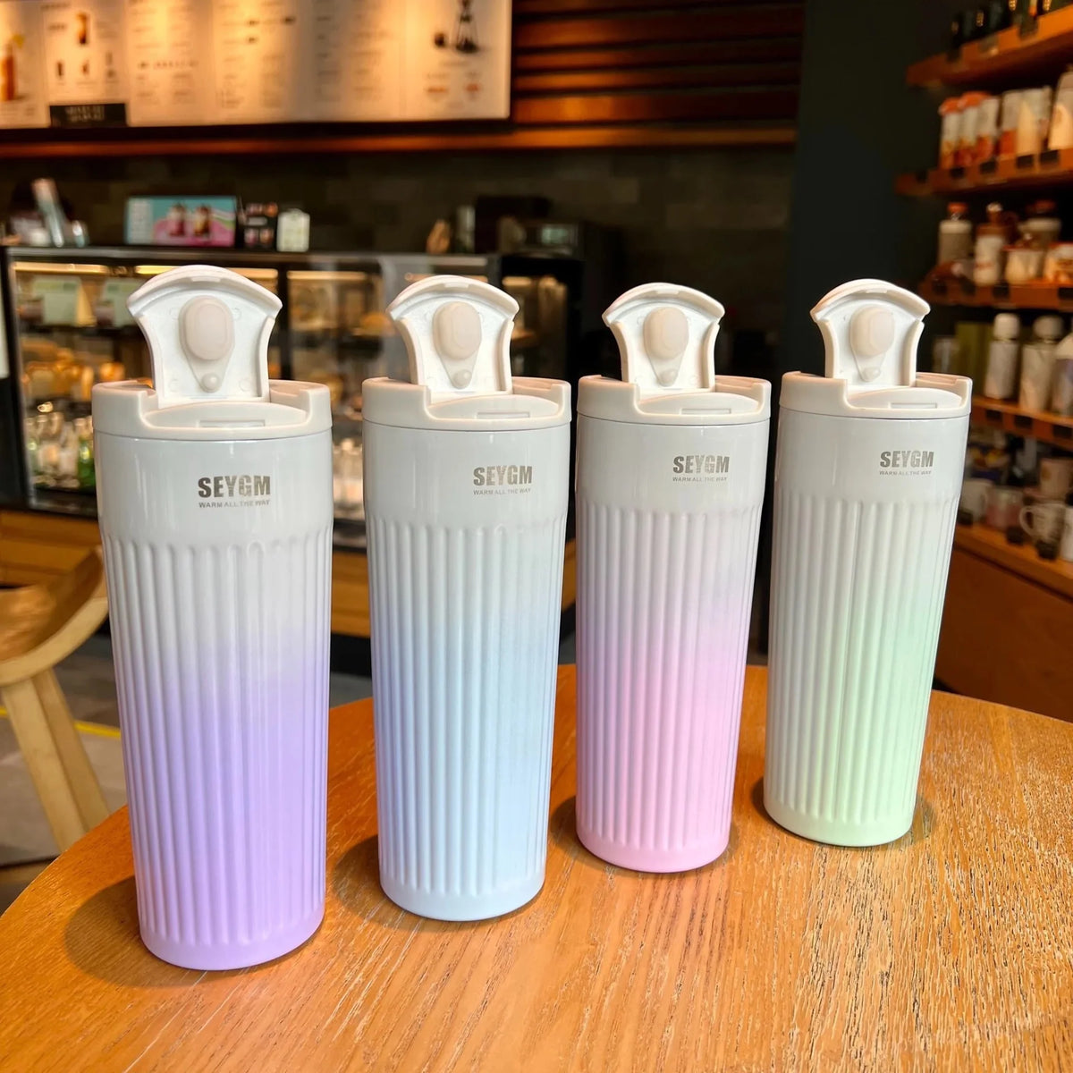 Pastel coffee flask