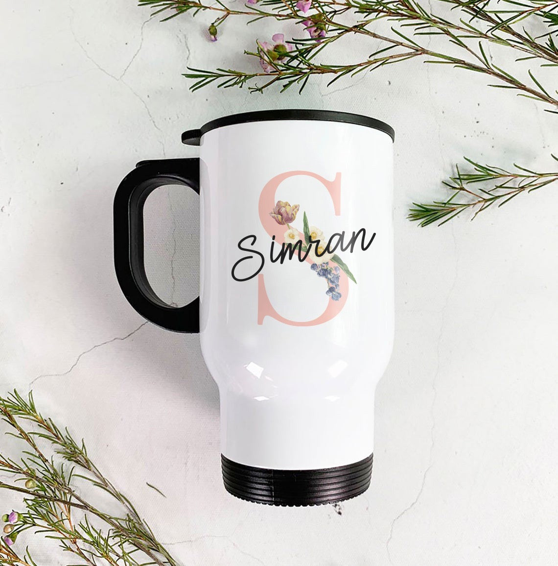 Personalised travel mug