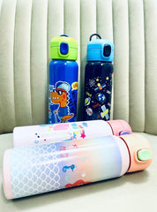 Cute kids insulated sipper bottle