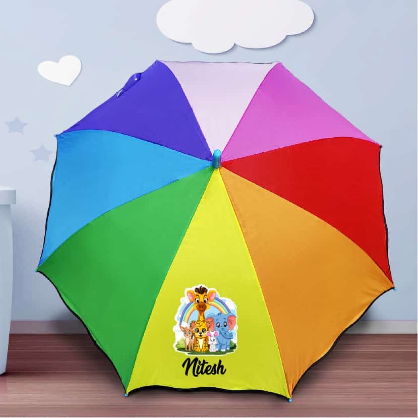 Personalised kids umbrella