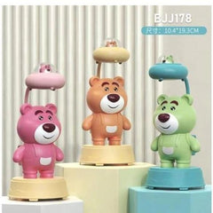 Teddy bear lamp with sharpener