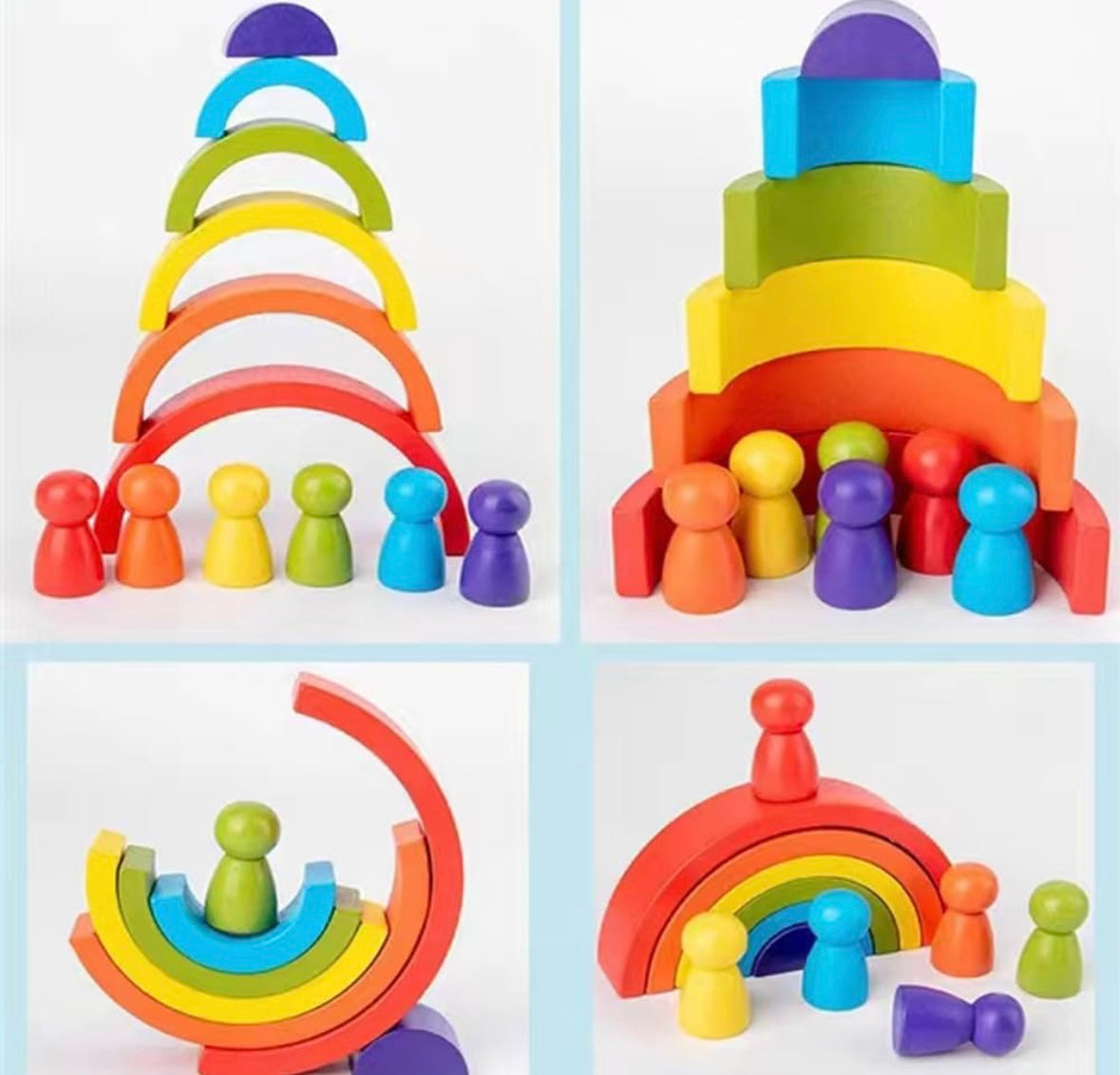 Rainbow stacker