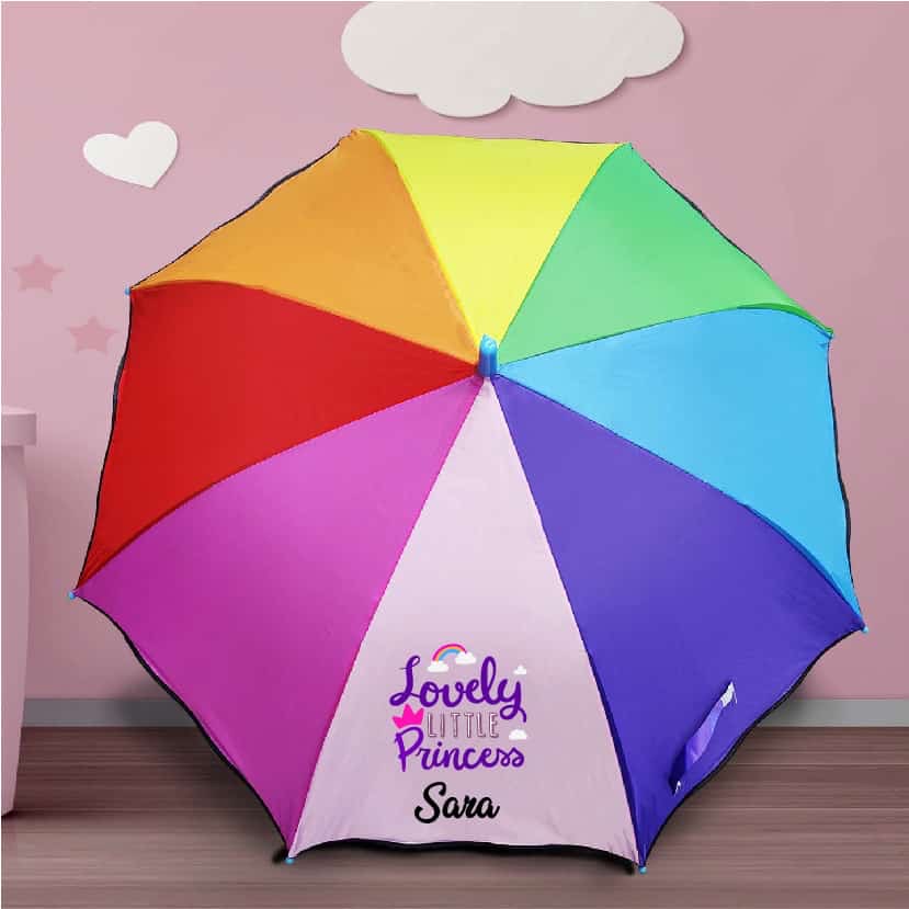 Personalised kids umbrella