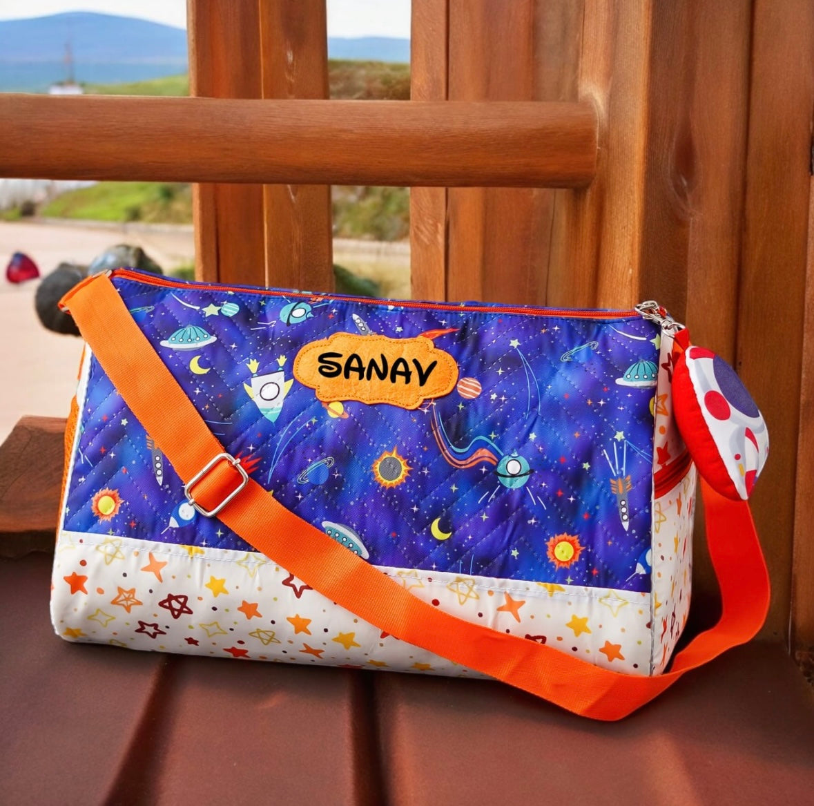 Personalised duffle bag