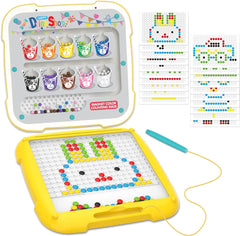 2 in 1 Magnetic dot drawing board and magnetic maze for kids