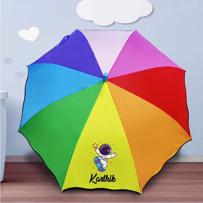 Personalised kids umbrella