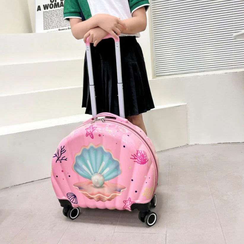 Sea shell trolley bag and vanity