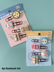 4ps Silicon Bookmark set..