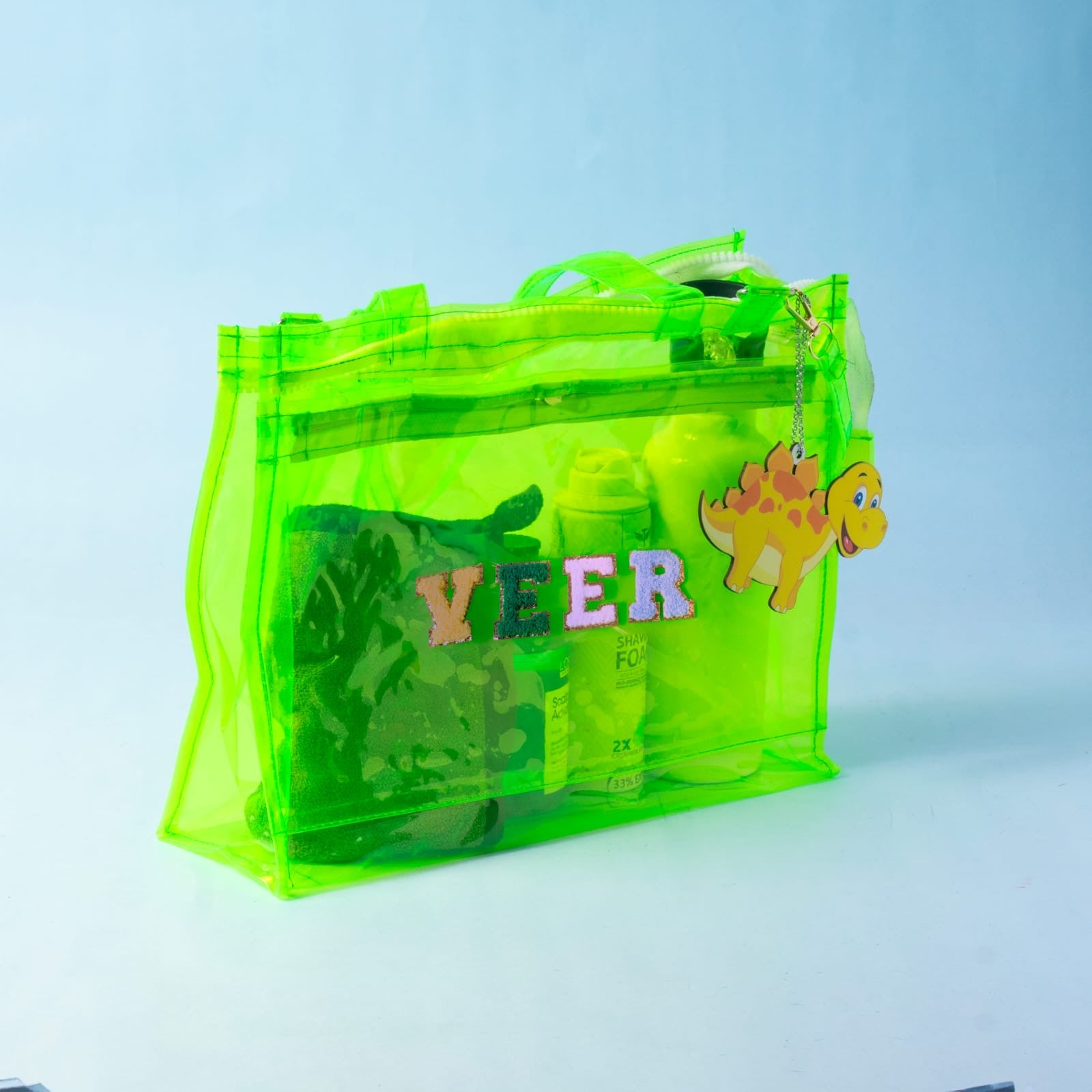 Persoanlised neon jelly bag