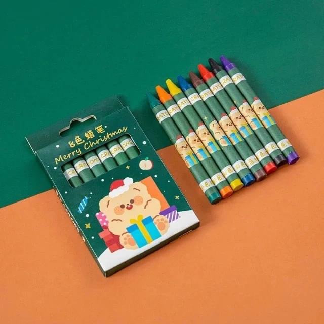 Christmas crayons