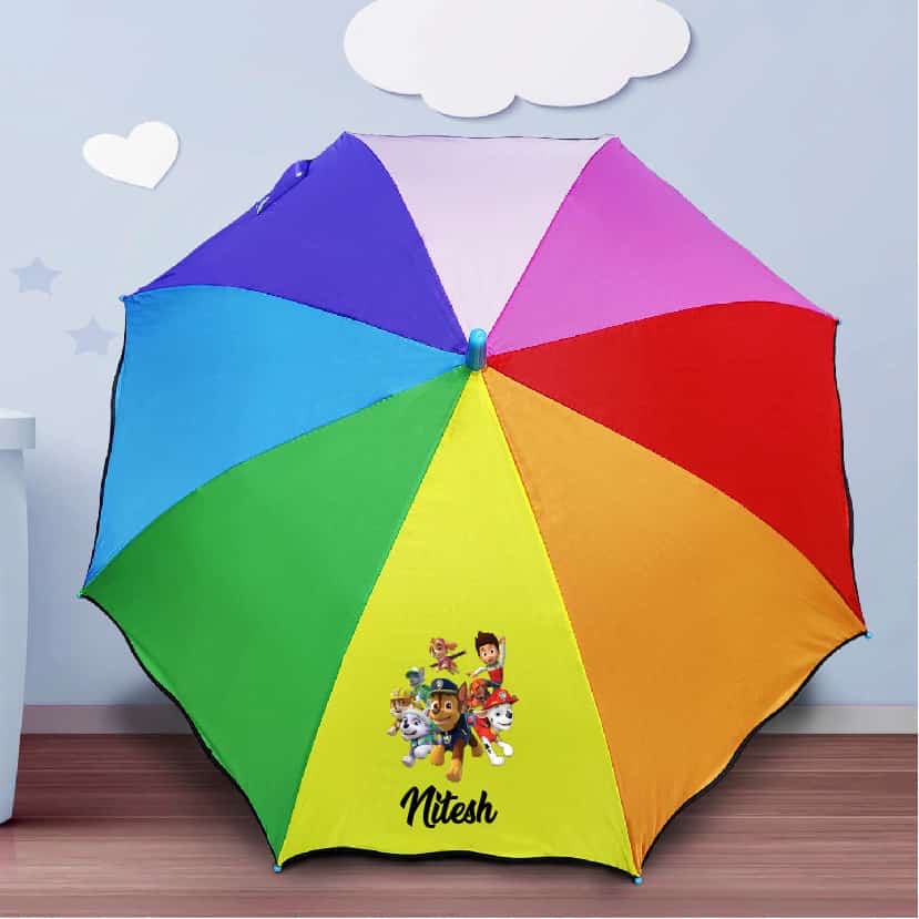 Personalised kids umbrella