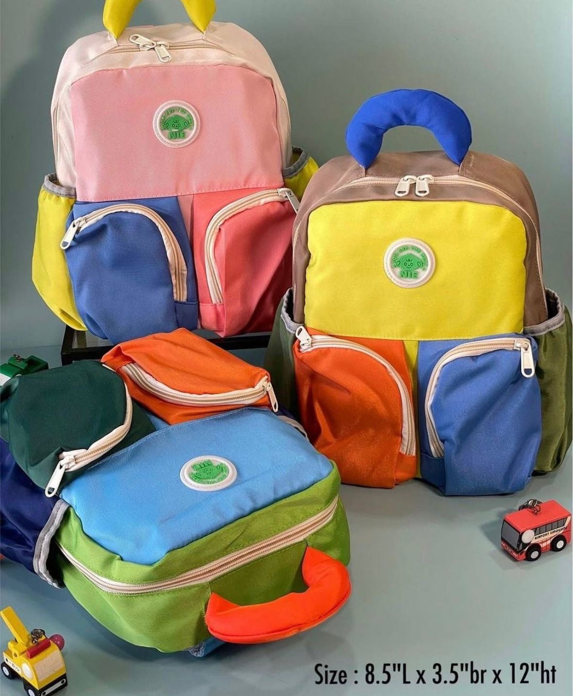 Popup colour bagpack