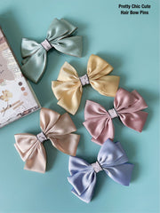 Cute hair bow pin