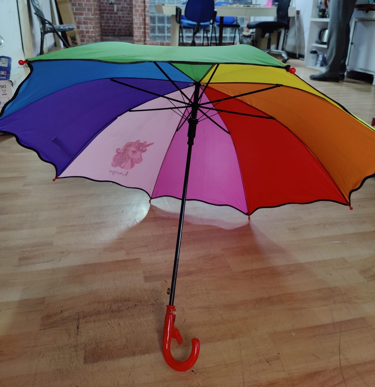 Personalised kids umbrella