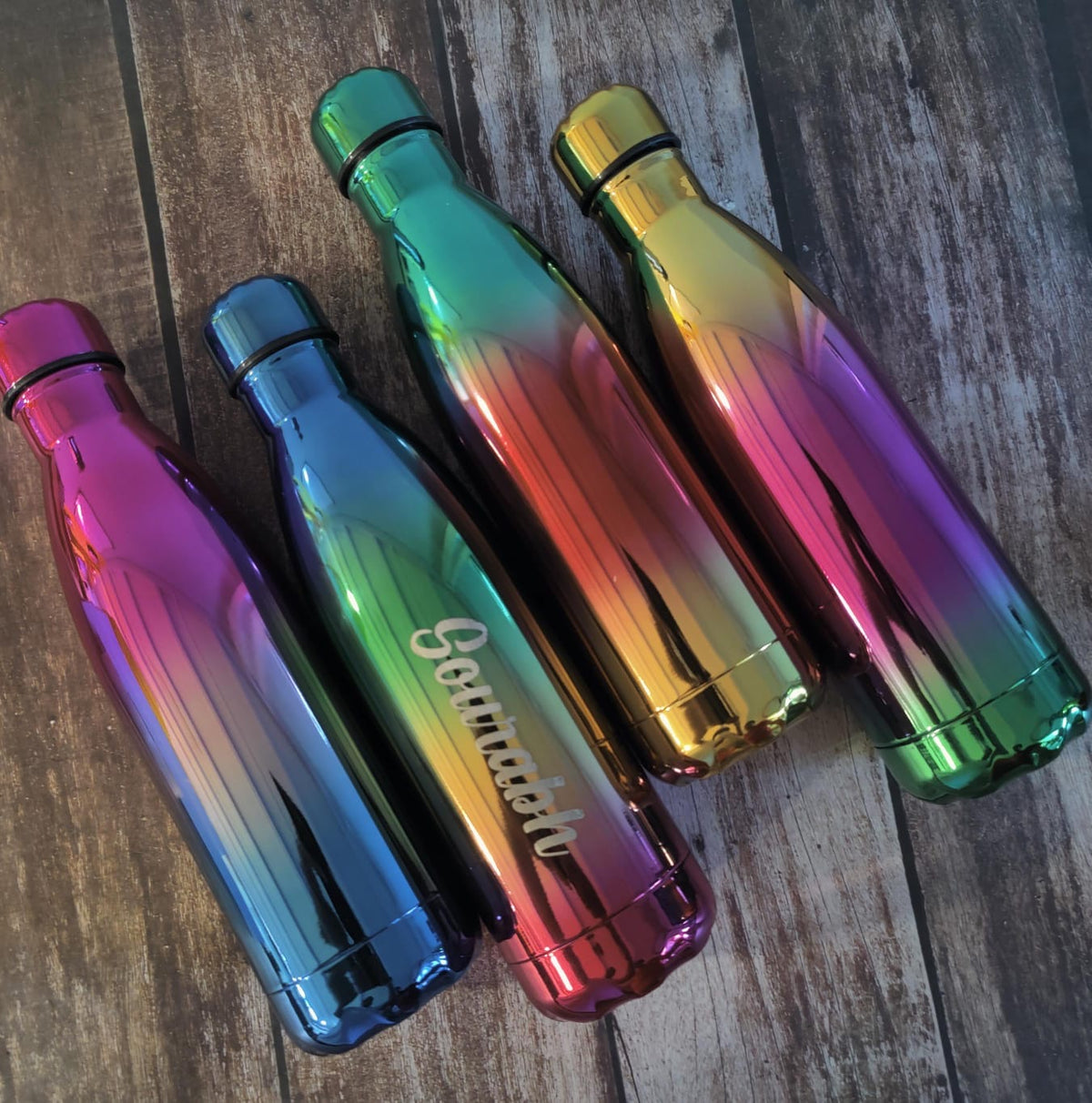 Persoanlised rainbow bottle