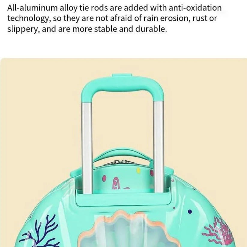 Sea shell trolley bag and vanity