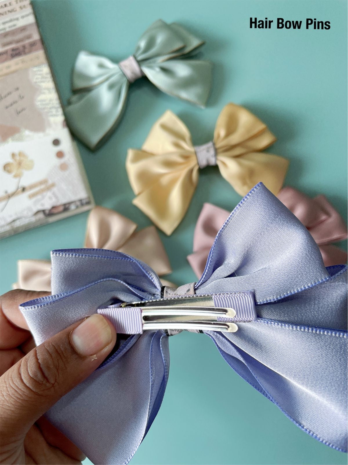 Cute hair bow pin