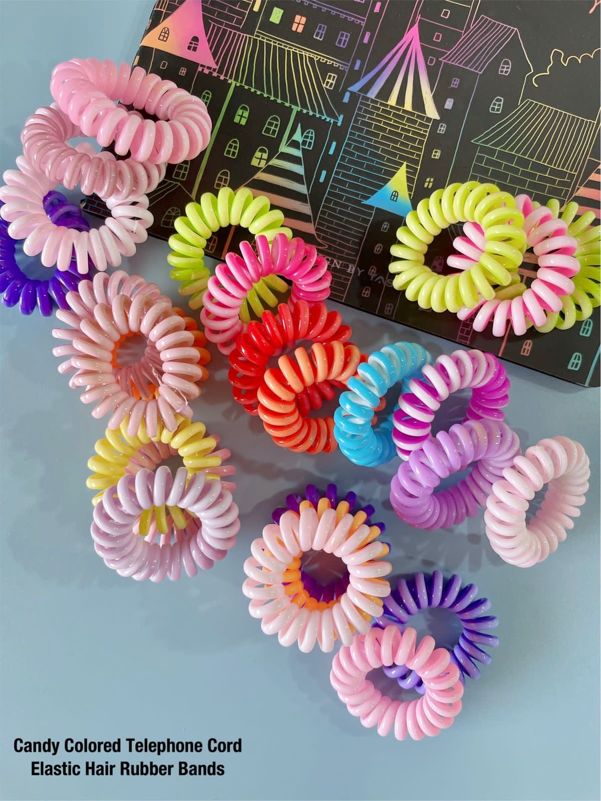 Telephone Cord hair ties