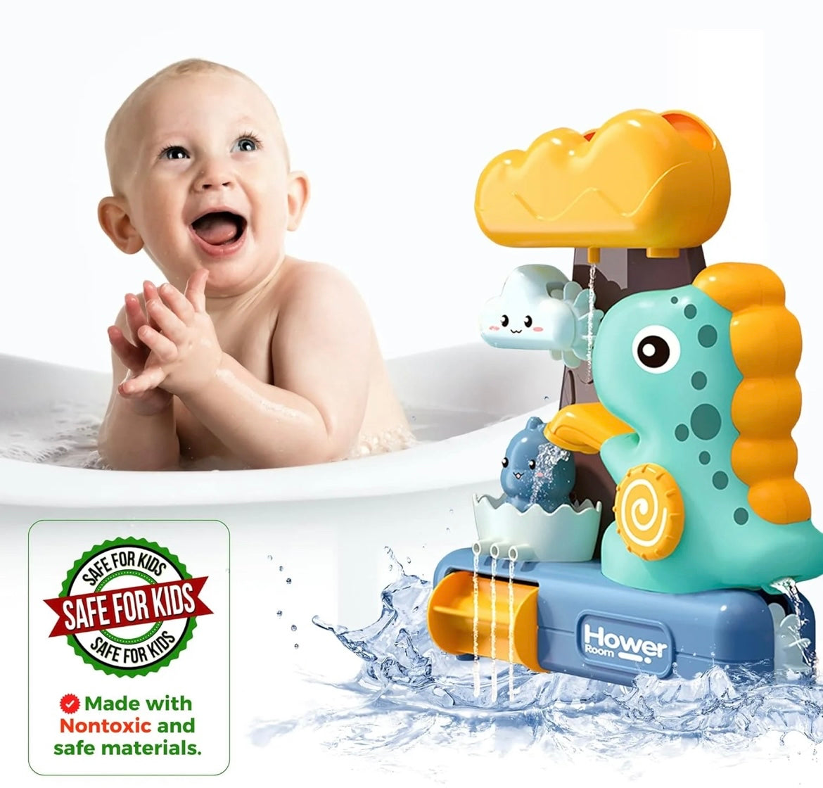 Dino splash water toy