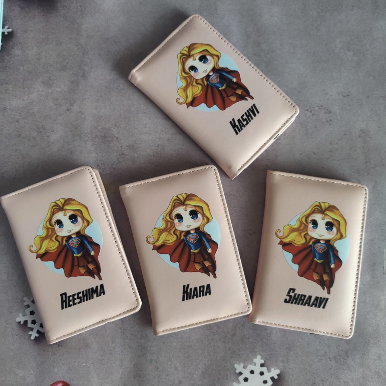 Kids personalised passport covers