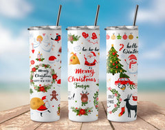 Personalised tumbler Christmas