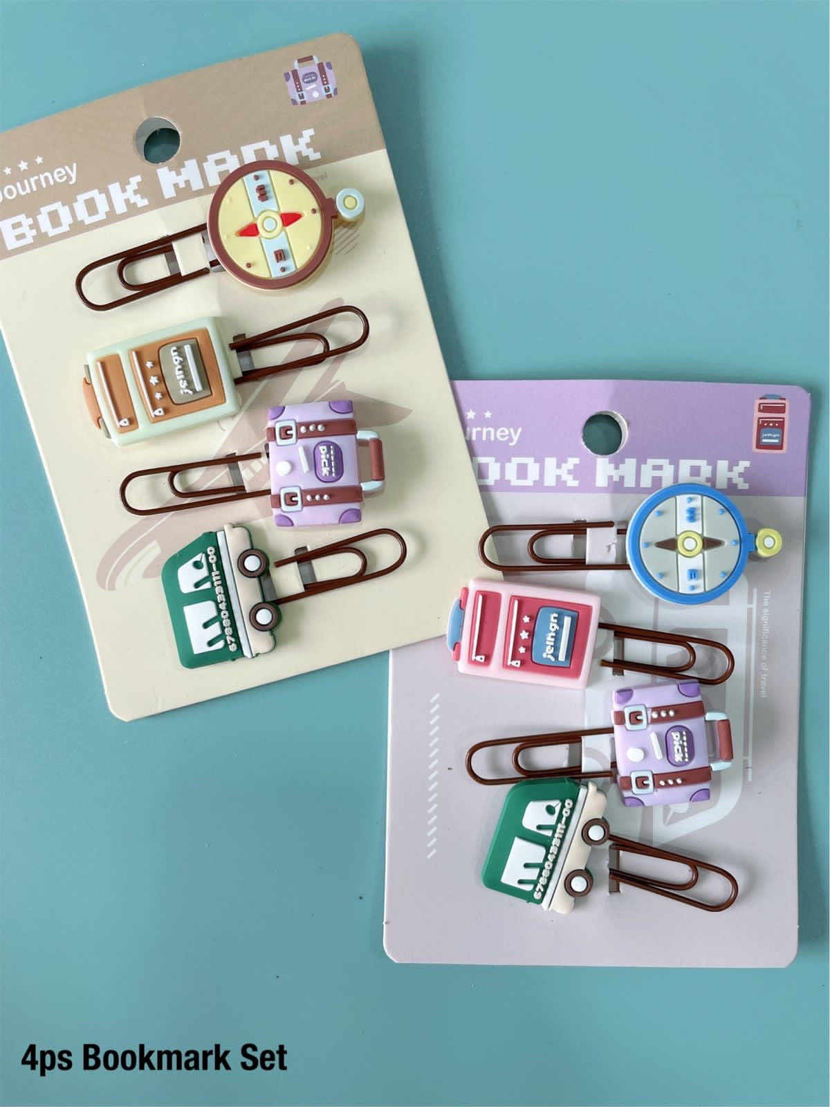 4ps Silicon Bookmark set..