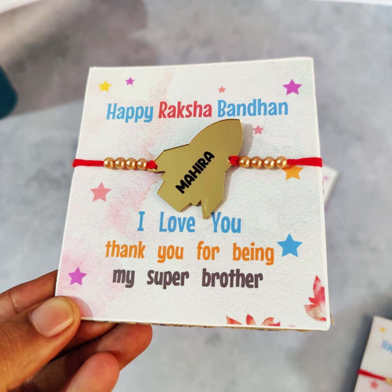 Personalised kid rakhi