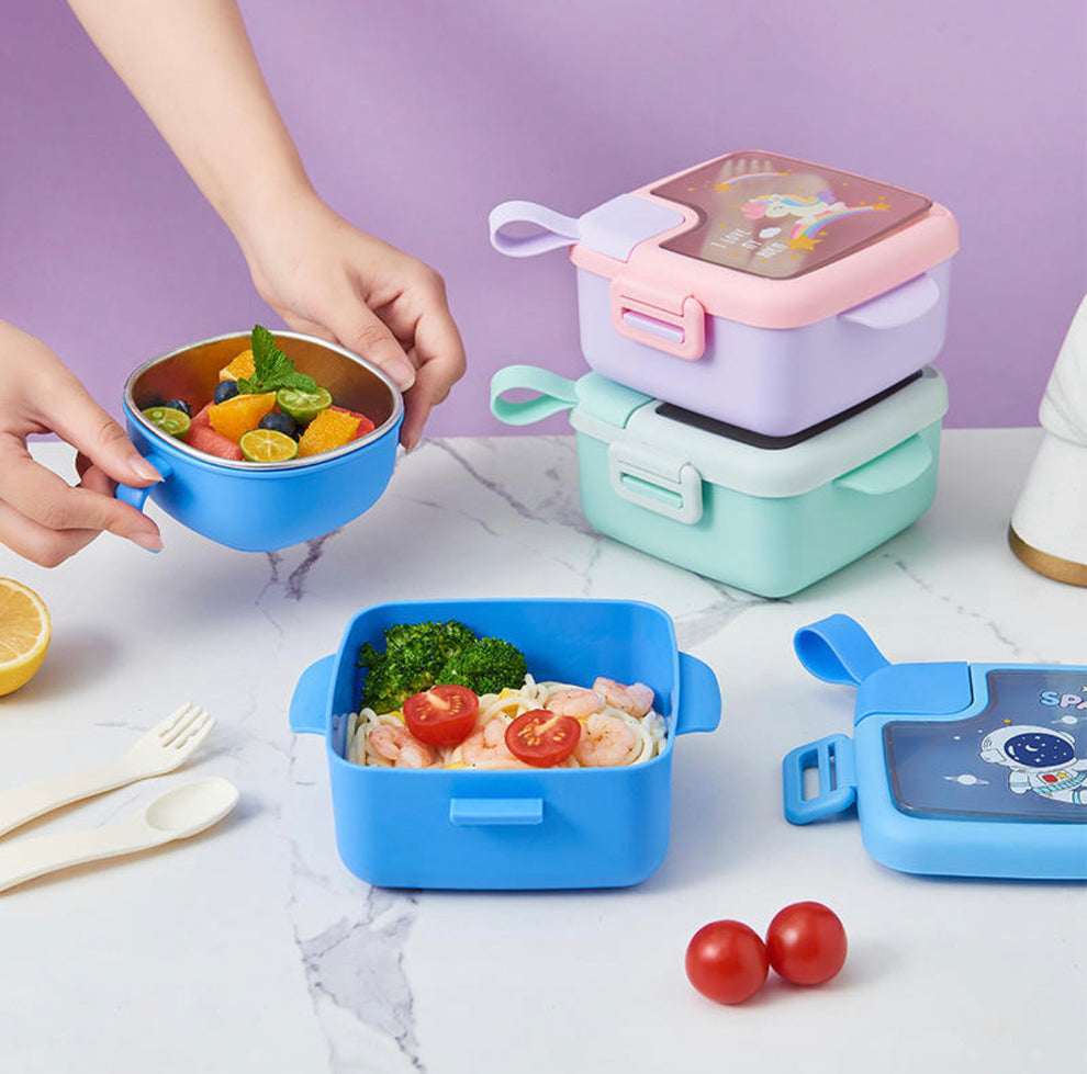 Snack bowl vaccum lunch box