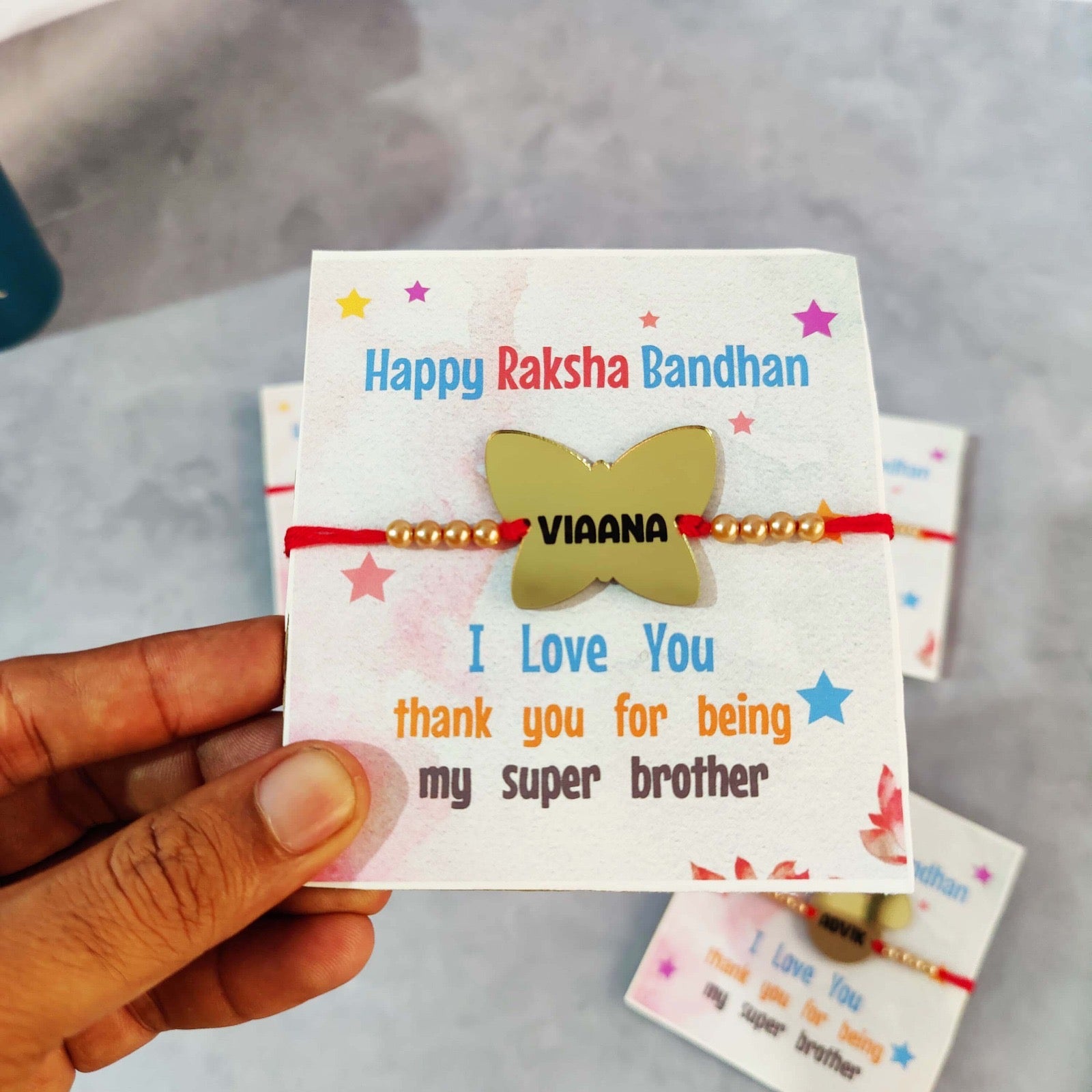 Personalised kid rakhi