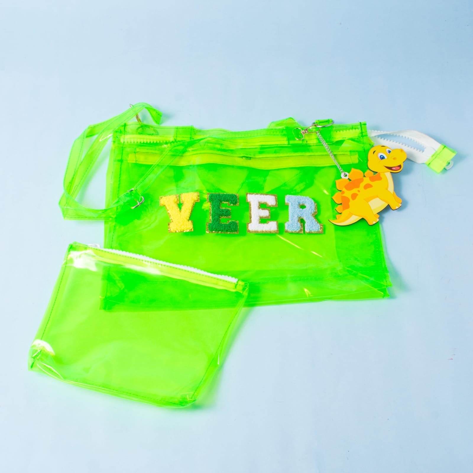 Persoanlised neon jelly bag