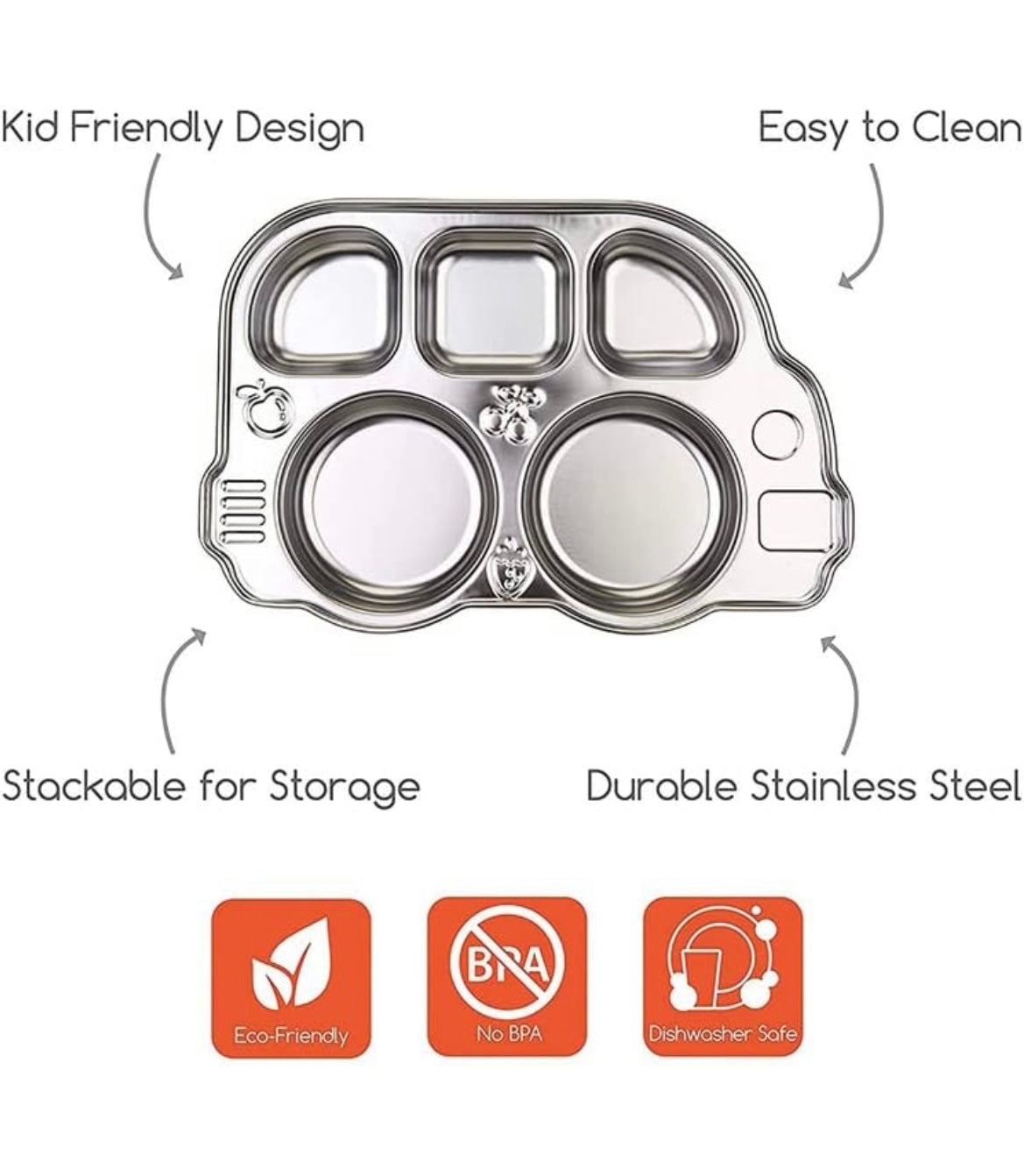 Bus shape plate