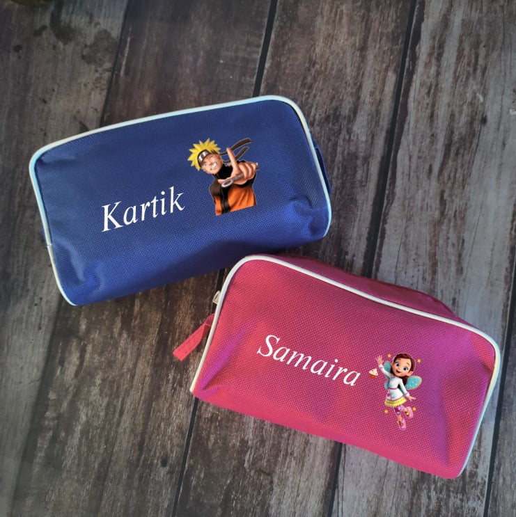 Personalised storage pouch