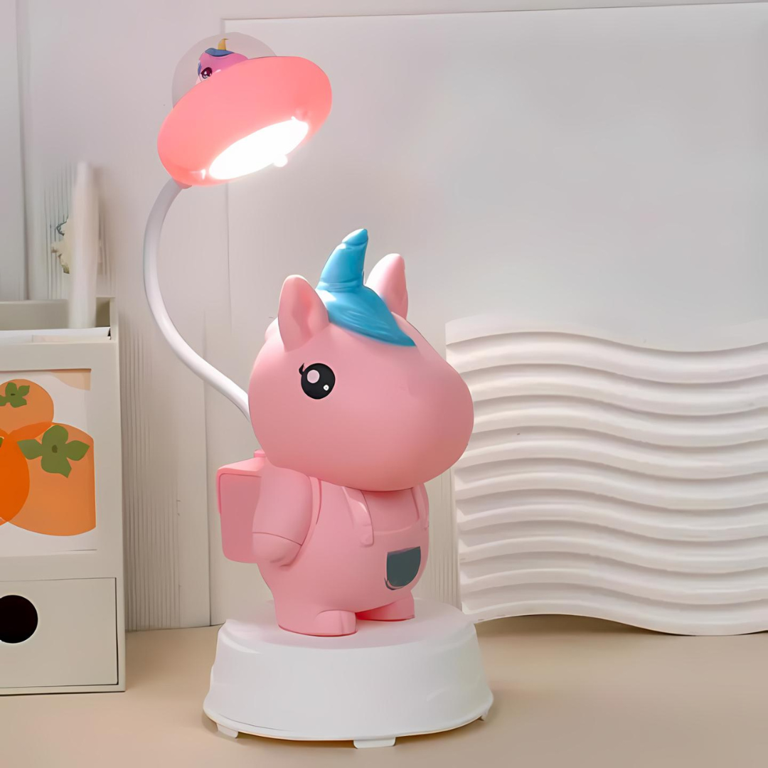 Unicorn led lamp with sharpner