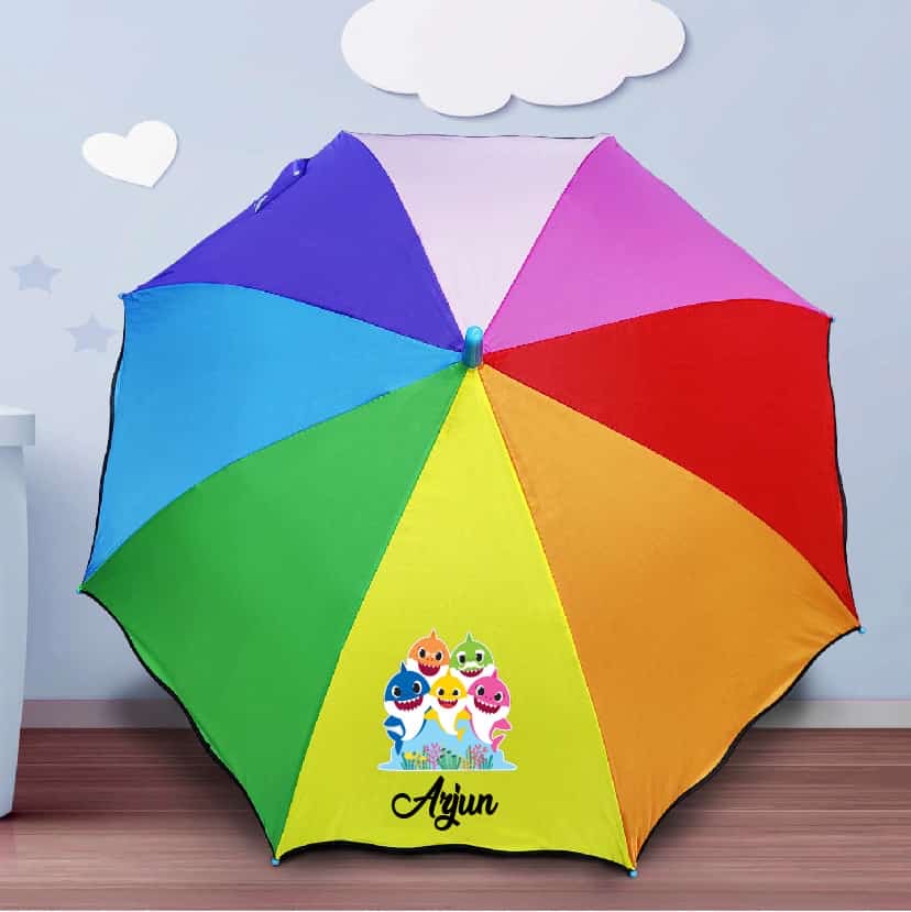 Personalised kids umbrella