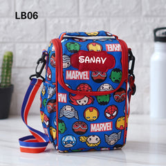 Insulated personalised lunch bag